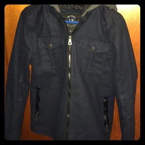 Navy Hooded Men’s Wintercoat